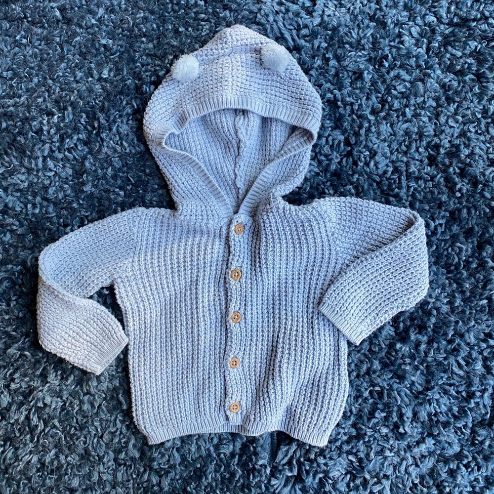 Baby blue knit sweater